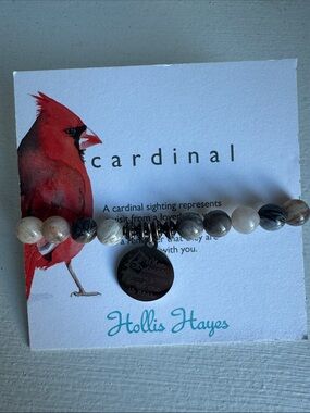 Cardinal Beaded Bracelet